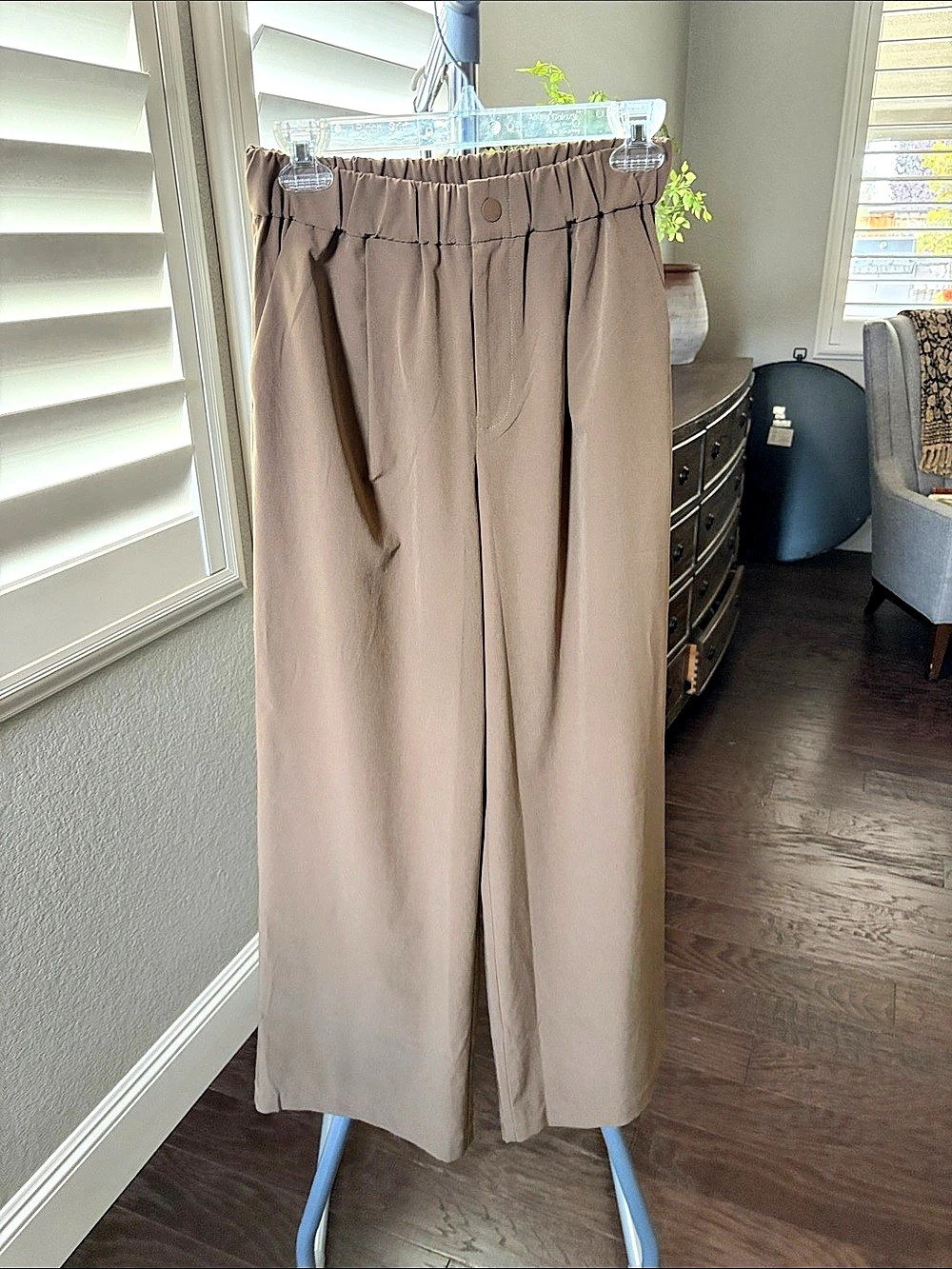 Varley Kayson Wide Leg Pant 29.5" Brown XS